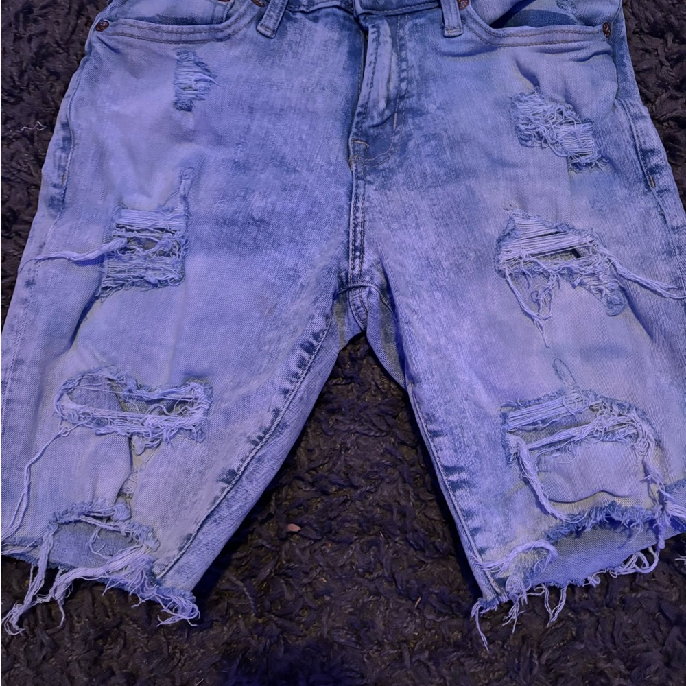 Aeropostale Light Blue Slim Shorts